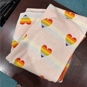 Isaac Mizrahi reversible pride blanket